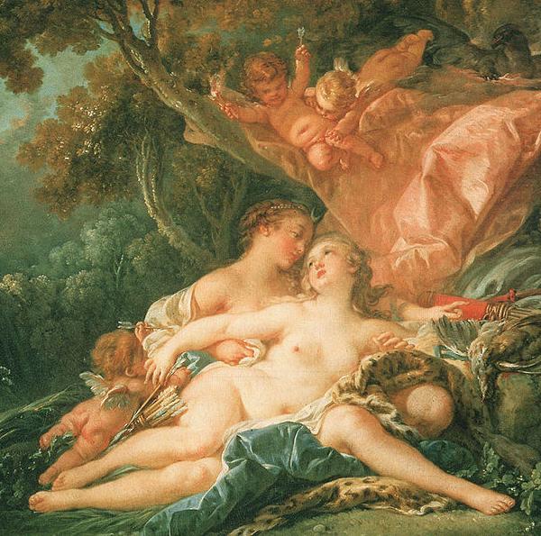 Francois Boucher Jupiter in the Guise of Diana and the Nymph Callisto china oil painting image